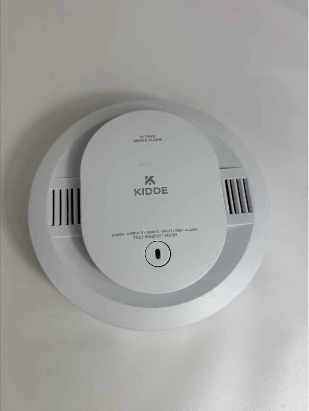 Kidde 20SD10 Smoke Detector, 10-Year Battery Powered, LED Warning-NO MOUNT